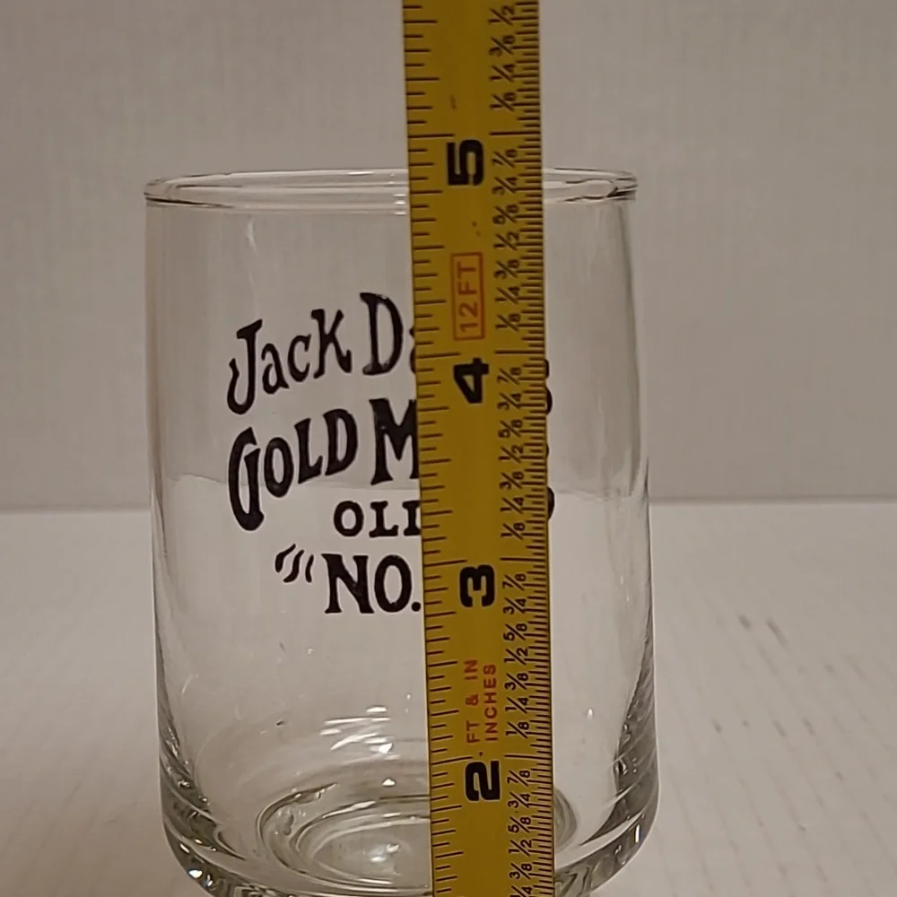 Pair of Jack Daniels Gold Medal No.7 Whiskey Glasses